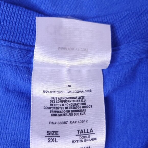 Adidas Mens UCLA Recreation T-Shirt 2XL Long-Sleeve Shirt Blue Bruins - Picture 6 of 6